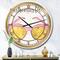 Designart 'Fashion Glam Accessories Pink Glam Wall Clock